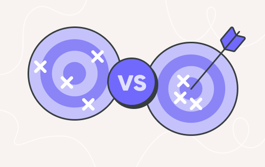 Precision vs. accuracy: Definitions and tips