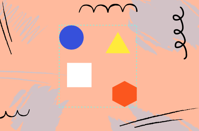 Grouping and resizing multiple elements in Cacoo