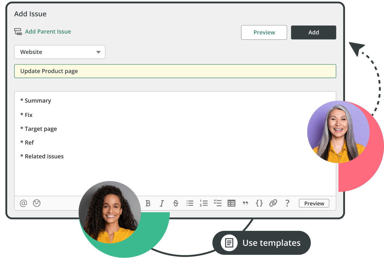 Create tasks in seconds