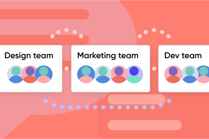 What is horizontal communication?